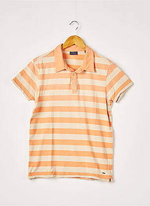 T-shirt coupe droite manches courtes orange SCOTCH & SODA femme