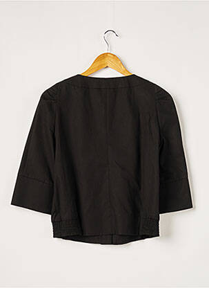 Veste casual col rond noir BILL TORNADE femme