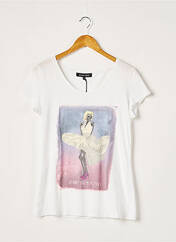 T-shirt blanc SEVEN TEES pour femme seconde vue