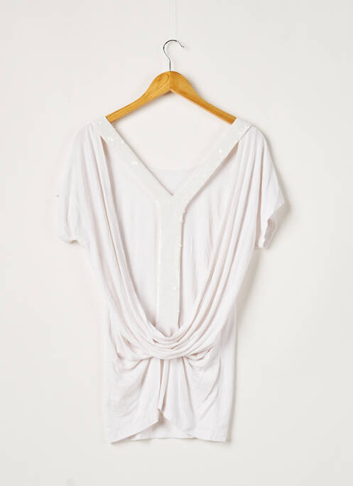 Tunique manches courtes blanc GUESS pour femme