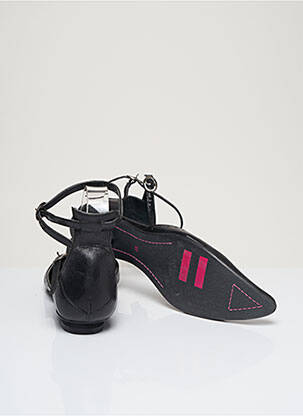 Ballerines matière lisse talon plat jusqu'à 3cm noir IPPON STYL femme