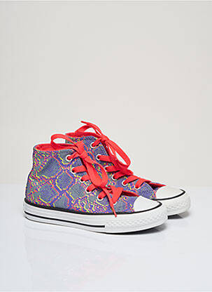 Converse rouge fille hot sale