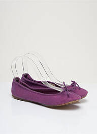 Ballerines semelle amovible talon plat jusqu'à 3cm violet BILL TORNADE femme