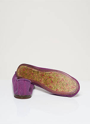 Ballerines semelle amovible talon plat jusqu'à 3cm violet BILL TORNADE femme