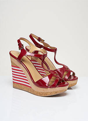 Sandales/Nu pieds rouge STARFLY pour femme