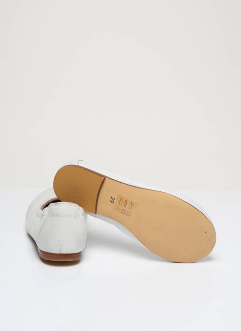 Ballerines blanc BISGAARD pour fille