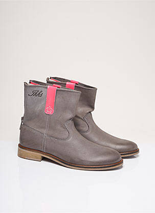 Bottines/Boots gris IKKS pour femme