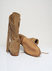 Bottines/Boots beige ETIK pour femme seconde vue