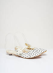 Mules/Sabots blanc CARLA pour femme seconde vue