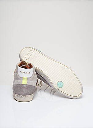 Baskets plateforme talon plat jusqu'à 3cm gris DOLFIE femme