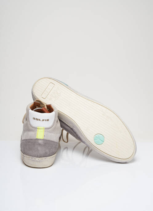 Baskets plateforme talon plat jusqu'à 3cm gris DOLFIE femme