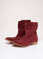Bottines/Boots rouge BEE.FLY pour femme seconde vue