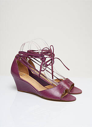 Sandales/Nu pieds violet LDC pour femme
