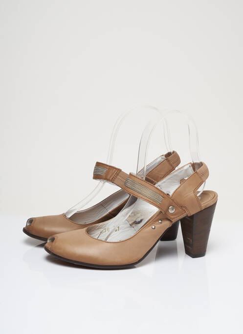 Sandales/Nu pieds marron OXS pour femme