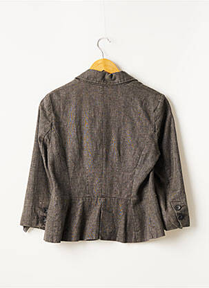 Blazer poignets boutonnés gris CHARLISE femme