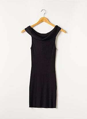 Robe courte sans manche sans manche noir BY THE WAY. femme