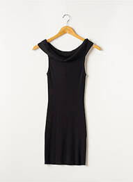 Robe courte sans manche sans manche noir BY THE WAY. femme