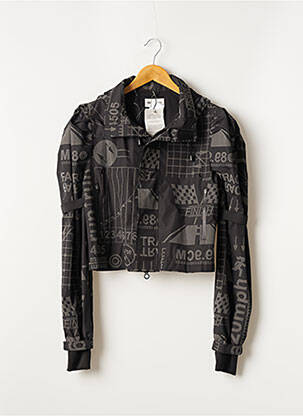 Coupe-vent poches a capuche gris ASOS femme