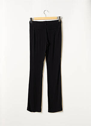 Pantalon droit tissage crêpe taille normale noir BELAIR femme
