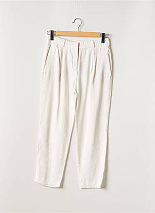 Pantalon 7/8 blanc MANGO pour femme
