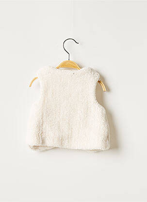 Gilet sans manche coupe droite beige TAPE À L'OEIL fille