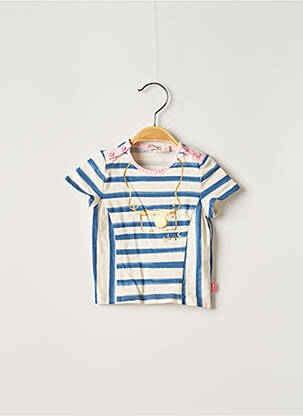 T-shirt coupe cintrée manches courtes bleu BILLIEBLUSH fille