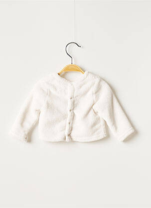 Pull manches longues manches longues blanc IKKS fille