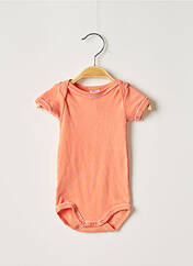 Body lingerie orange PETIT BATEAU pour fille seconde vue