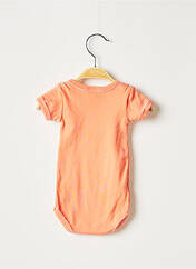 Body lingerie orange PETIT BATEAU pour fille seconde vue