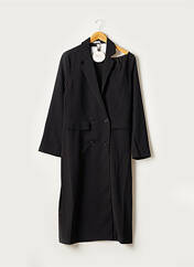 Manteau long noir NA-KD pour femme seconde vue