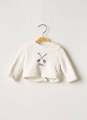 Pull blanc IKKS pour fille seconde vue