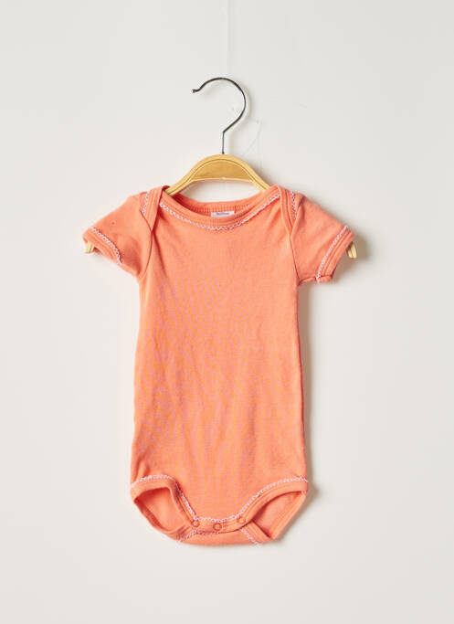 Body lingerie orange PETIT BATEAU pour fille