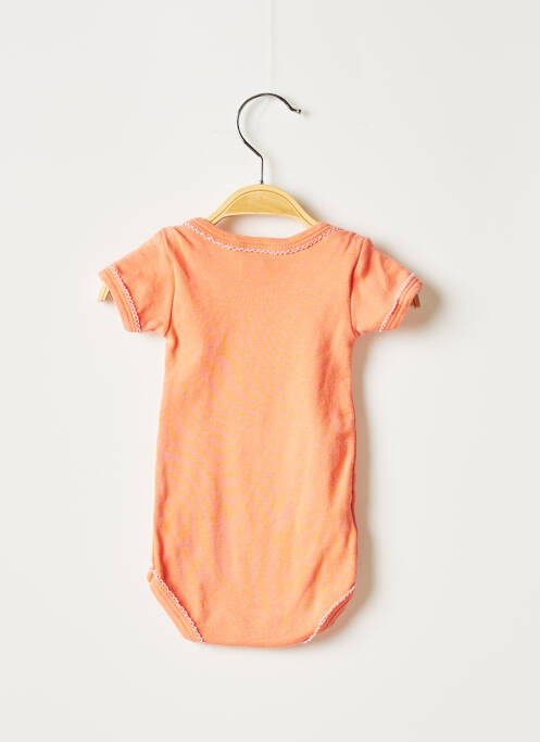 Body orange PETIT BATEAU pour fille