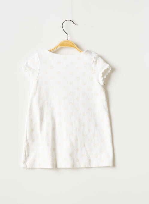 Robe mi-longue beige PETIT BATEAU pour fille