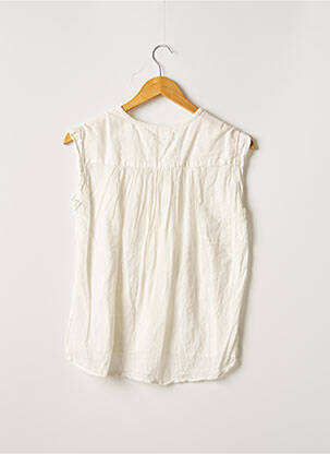 Chemisier manches courtes manches courtes beige MY SUNDAY MORNING femme