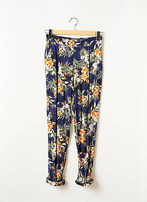 Pantalon 7/8 taille élastique taille normale bleu VIRGINIE GUARISCO & BURTON OF LONDON femme