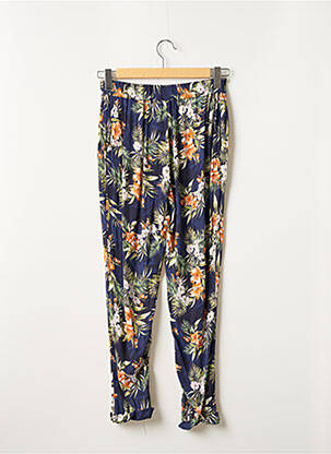 Pantalon 7/8 taille élastique taille normale bleu VIRGINIE GUARISCO & BURTON OF LONDON femme