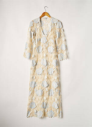 Robe de plage coupe cintrée beige VALERIE KHALFON femme