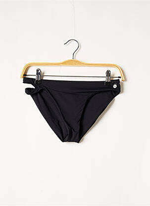 Bas de maillot de bain effet matière satinée culotte bleu VOLCOM femme