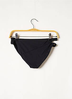 Bas de maillot de bain effet matière satinée culotte bleu VOLCOM femme