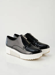 Derbies tissage satiné talon de 4 à 6cm noir OPENING CEREMONY femme