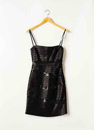 Robe courte sans manche sans manche noir BCBGMAXAZRIA femme