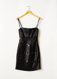 Robe courte sans manche sans manche noir BCBGMAXAZRIA femme