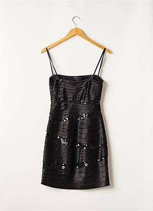 Robe courte sans manche sans manche noir BCBGMAXAZRIA femme