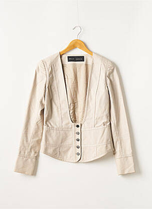 Veste chic col v gris BARBARA BUI femme