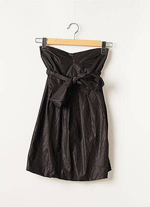 Robe courte sans manche sans manche noir E. LOCO femme