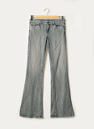 Jean coupe flare coupe droite évasée sur le bas taille basse bleu THEYSKENS THEORY femme
