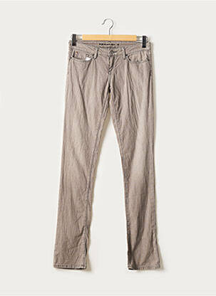 Jeans coupe slim slim taille basse gris BARBARA BUI femme