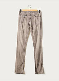 Jeans coupe slim slim taille basse gris BARBARA BUI femme