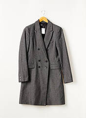 Manteau long gris REIKO pour femme seconde vue